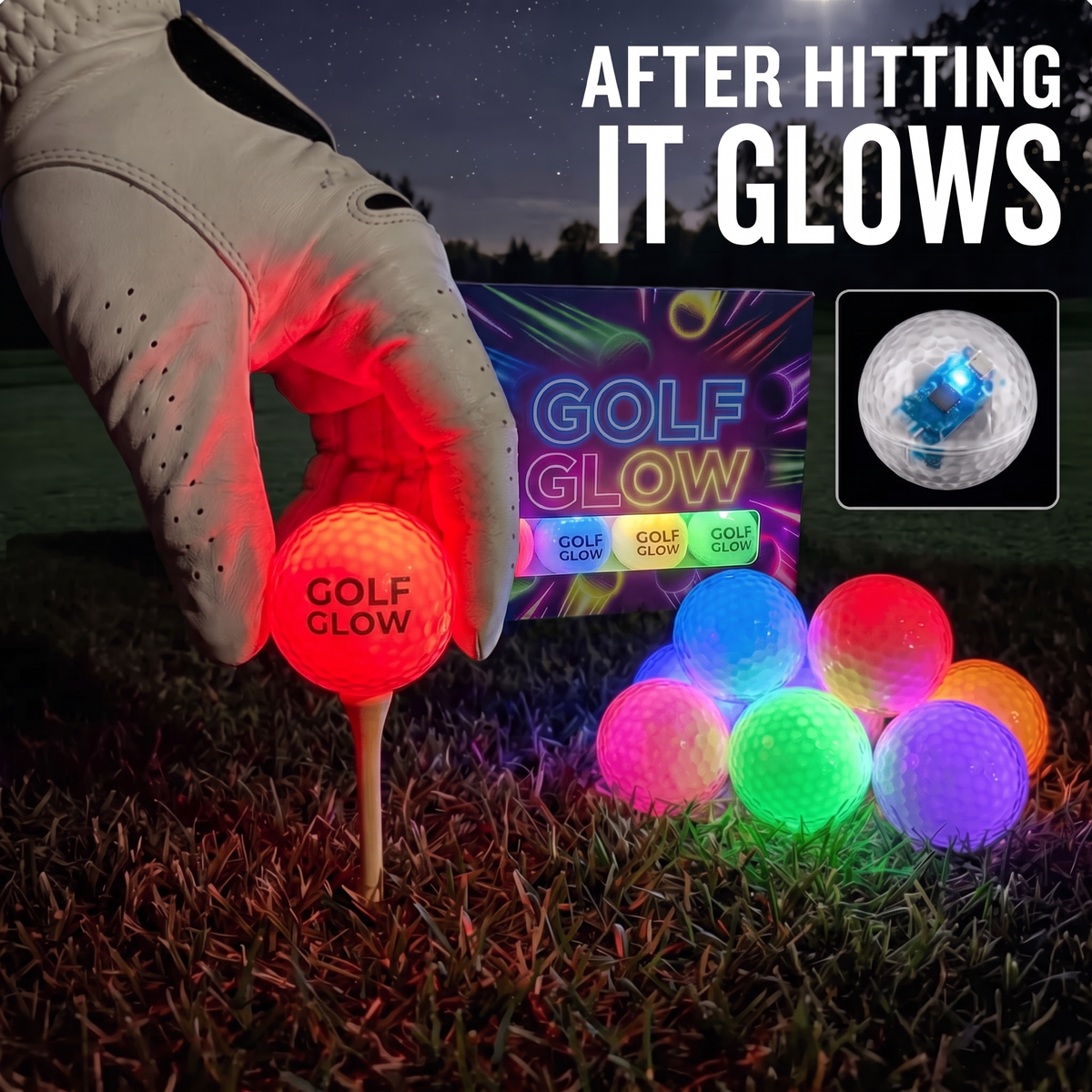 Golf Glow™ LED Golf Balls